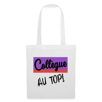 COLLEAGUE. START. EMPLOYMENT. HUMOR. MANAGER. CHIEF - Tote Bag - white - Front