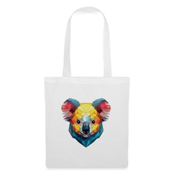 Koala Buntes Aquarell Tier Haustier Illustration - Stoffbeutel - Weiß - Vorne
