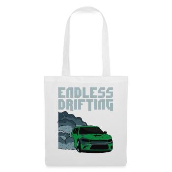 Perfect Endless Drifting - Cooles Shirt Racecar - Stoffbeutel - Weiß - Vorne