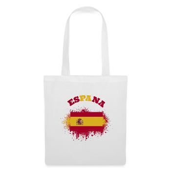 Espana Espagne drapeau espagnol drapeau drapeau - Sac en tissu - blanc - Devant