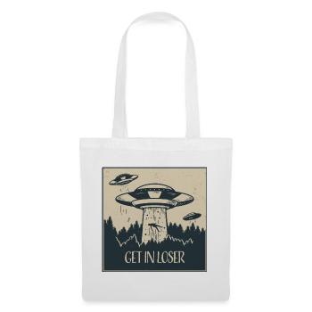 Außerirdischer Ufo Lustig Weltraum Geschenk - Stoffbeutel - Weiß - Vorne