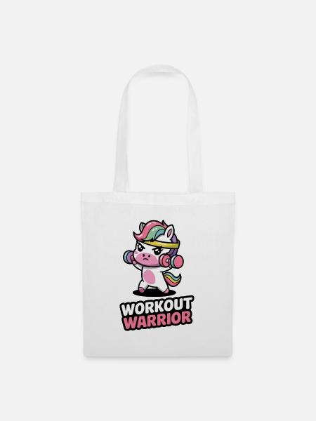 Workout Krieger - Stoffbeutel - Weiß