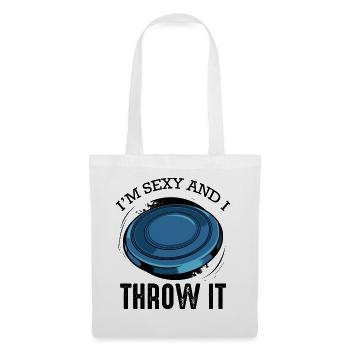 Disc golf saying funny pun frisbee gift - Tote Bag - white - Front