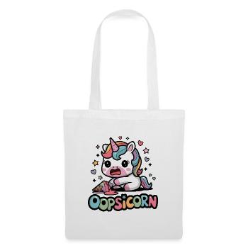 Oopsicorn - Sac en tissu - blanc - Devant