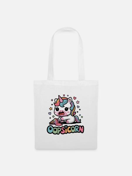 Oopsicorn - Tote Bag - white