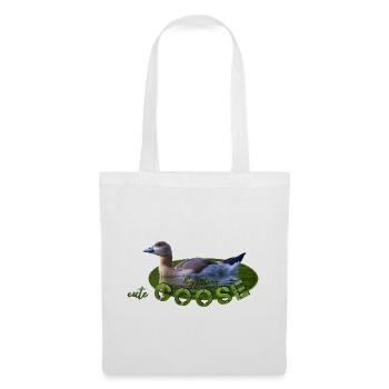 Nilgans Küken Vogel Gans - Stoffbeutel - Weiß - Vorne
