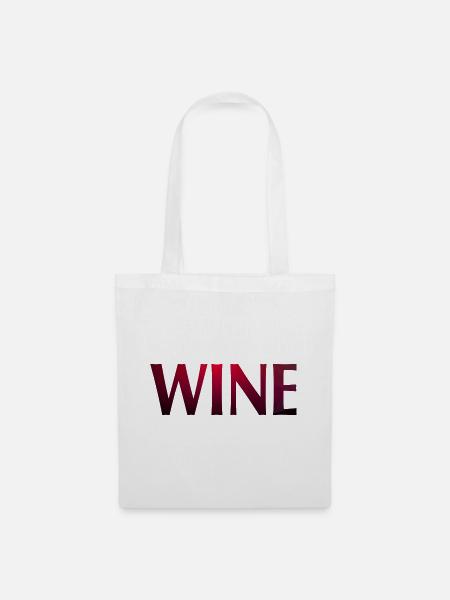 WINE - Stoffbeutel - Weiß