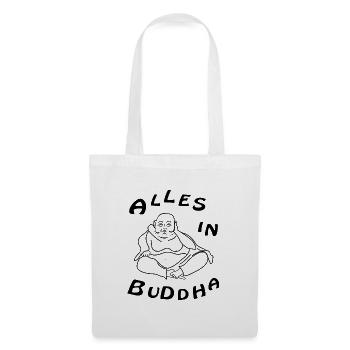 alles in buddha - Stoffbeutel - Weiß - Vorne