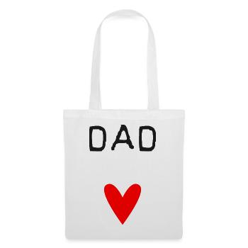DAD. - DAD. VATERTAG. - Gute Nacht, Dad. - Stoffbeutel - Weiß - Vorne
