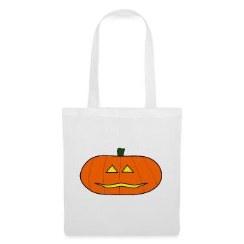 HALLOWEEN. KÜRBIS. HALLOWEEN-KÜRBIS - Stoffbeutel - Weiß - Vorne