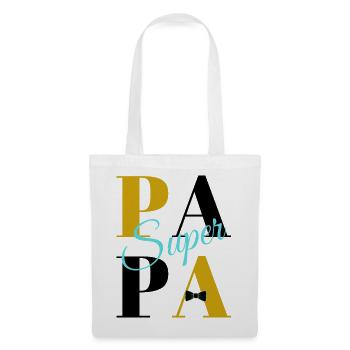 Super Papa - Stoffbeutel - Weiß - Vorne
