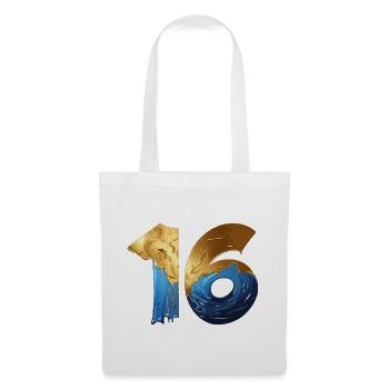 NO. 16 NUMBER 16 COOL 16TH BIRTHDAY - Tote Bag - white - Front