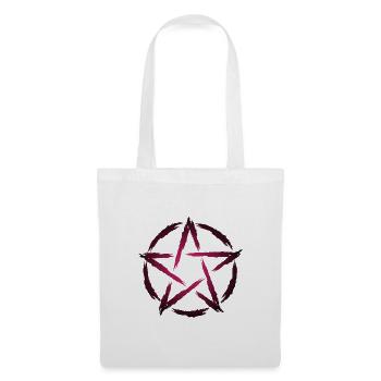 Pentagramm Symbol - Stoffbeutel - Weiß - Vorne