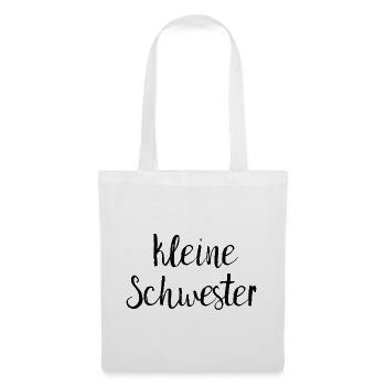 kleine Schwester - Stoffbeutel - Weiß - Vorne