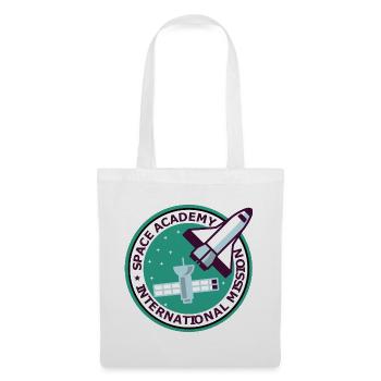 "Vintage Space Academy International" - Stoffbeutel - Weiß - Vorne