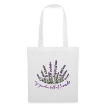 Lavender Lavendel - Stoffbeutel - Weiß - Vorne