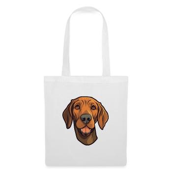 Plott Hund Hund Rasse Cartoon Kawaii Illustration - Stoffbeutel - Weiß - Vorne
