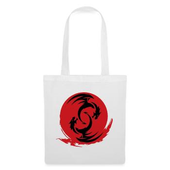 Red Dragon Circle - Tote Bag - white - Front