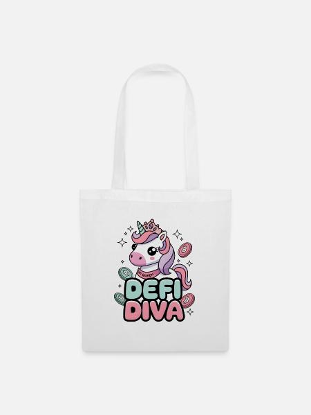 Defi Diva - Stoffbeutel - Weiß