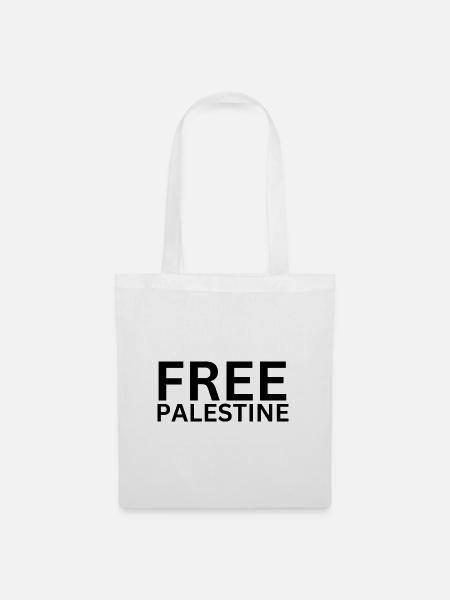 FREE PALESTINE | Gaza - Stoffbeutel - Weiß