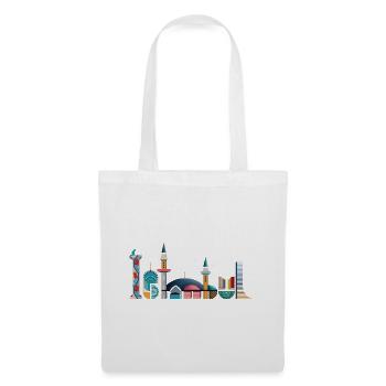 Istanbul - Stoffbeutel - Weiß - Vorne