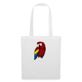 Parrot Papagai - Stoffbeutel - Weiß - Vorne