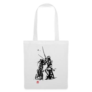 Kendo, eine Kampfkunst aus Japan - Stoffbeutel - Weiß - Vorne