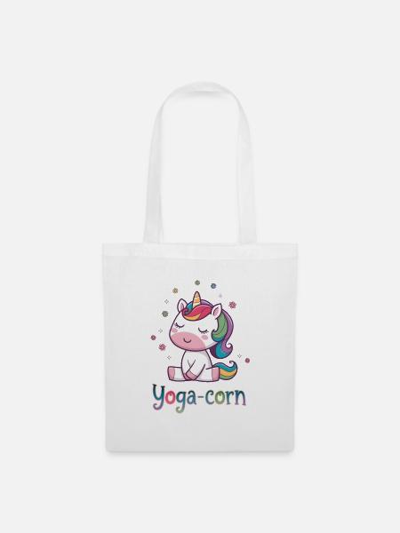 Yoga-Mais - Stoffbeutel - Weiß