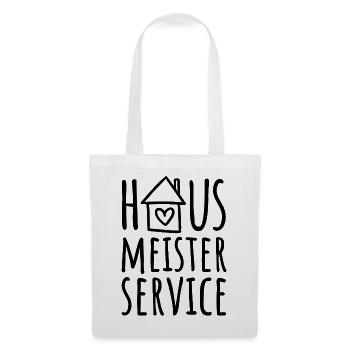 Hausmeisterservice - Hausmeister Service - Stoffbeutel - Weiß - Vorne