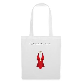 La piscine 1 - Sac en tissu - blanc - Devant