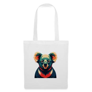 Koala Cartoon Character Colorful Pet Animal - Tote Bag - white - Front