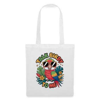Talk Birdy To Me - Tote Bag - white - Front