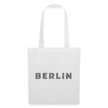 Berlin German Capital Hatching Letter - Tote Bag - white - Front