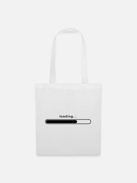 symbole de chargement - Sac en tissu - blanc