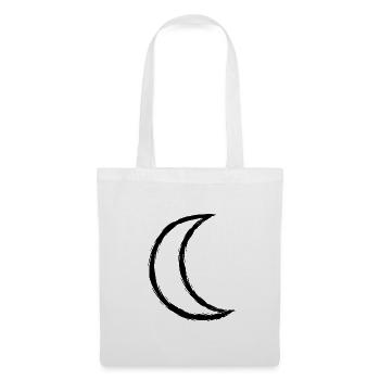 Keltisches Symbol Mond - Stoffbeutel - Weiß - Vorne