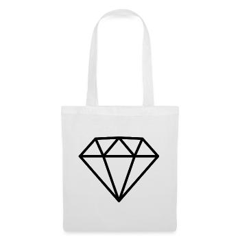Diamant - Stoffbeutel - Weiß - Vorne