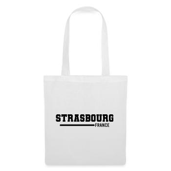 Straßburg | Frankreich - Stoffbeutel - Weiß - Vorne