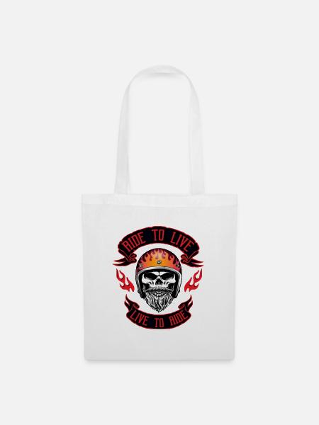 ROULEZ POUR VIVRE - Sac en tissu - blanc