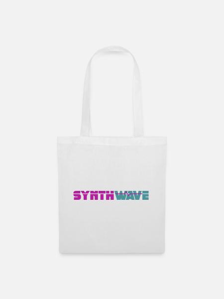 Synthwave - Stoffbeutel - Weiß