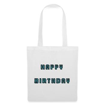 ALLES GUTE ZUM GEBURTSTAG. JAHRESTAG - Stoffbeutel - Weiß - Vorne