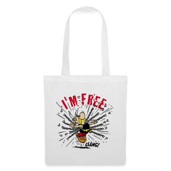Asterix & Obelix - Asterix 'I'm Free' - Tote Bag - white - Front