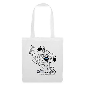 Astérix & Obélix Idéfix Frappe Toc Toc Toc - Sac en tissu - blanc - Devant