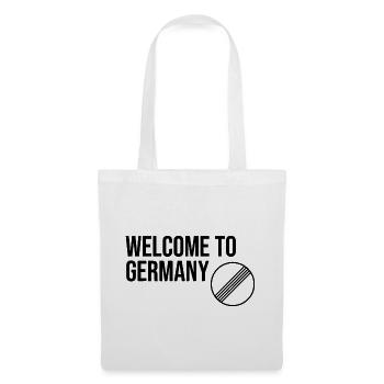 BIENVENUE EN ALLEMAGNE par Unlimited Apparel - Sac en tissu - blanc - Devant