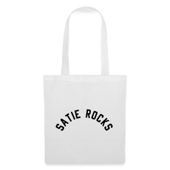 Erik Satie T-shirt drôle de dire - Sac en tissu - blanc - Devant