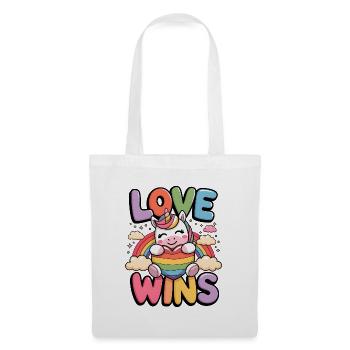 Love Wins - Tote Bag - white - Front
