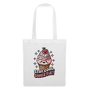 Stay Cool, Sweetie! - Tote Bag - white - Front