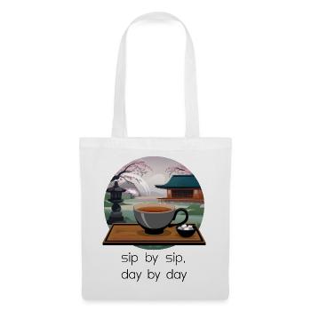 Sip By Sip, Day By Day - Tote Bag - white - Front
