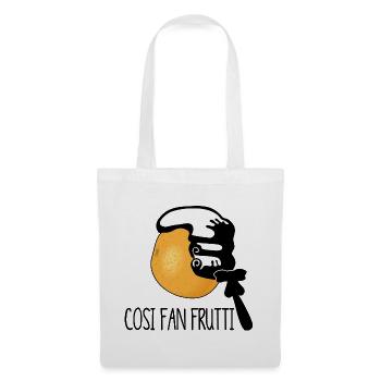 cosi fan tutti versus frutti - Souvenir von Mozart - Stoffbeutel - Weiß - Vorne