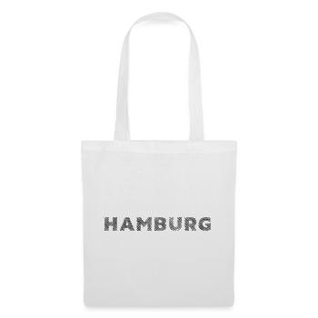 Hamburg German City Hatching lettering - Tote Bag - white - Front