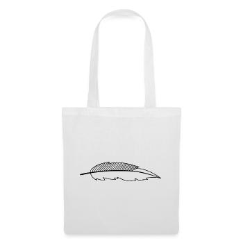 feather - Tote Bag - white - Front